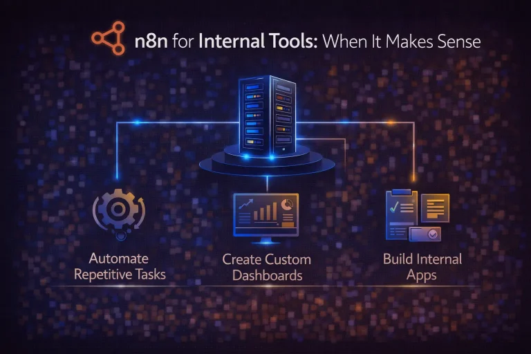 n8n for Internal Tools: When It Makes Sense