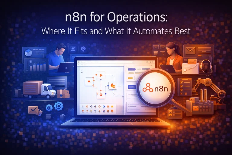 n8n for Operations: Where It Fits and What It Automates Best
