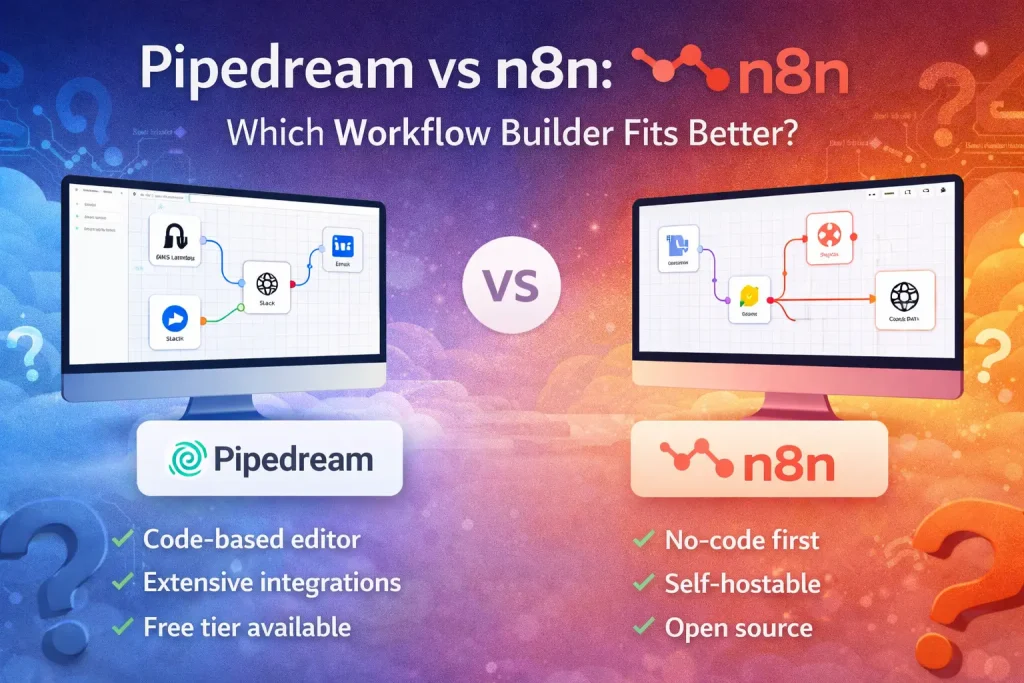 Pipedream vs n8n: Which Workflow Builder Fits Better?