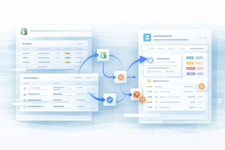 Shopify CRM Sync HubSpot Workflow Template