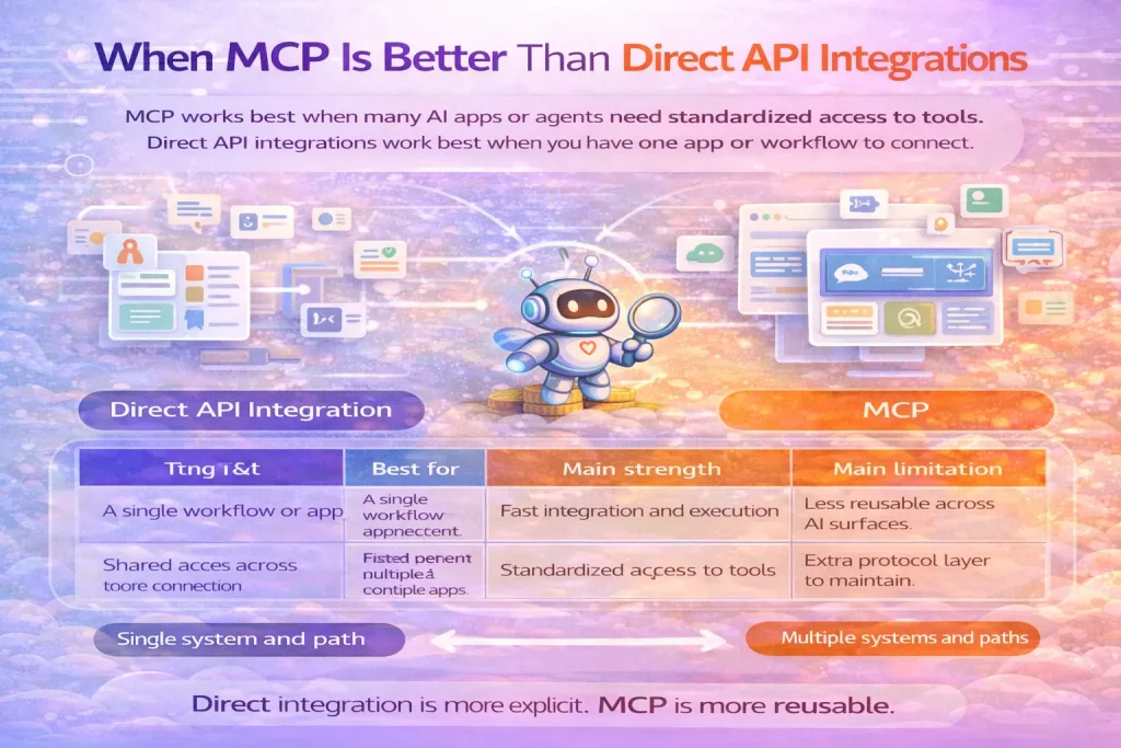 When MCP Is Better Than Direct API Integrations